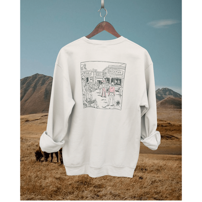 "Montana Standoff" Sweatshirt in Sand