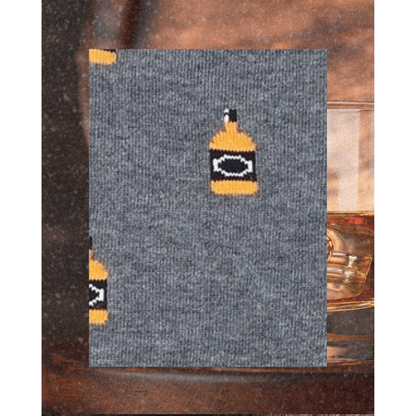 Men's Mismatched Whiskey & Glass Socks