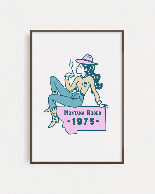 "Montana Rodeo" Poster