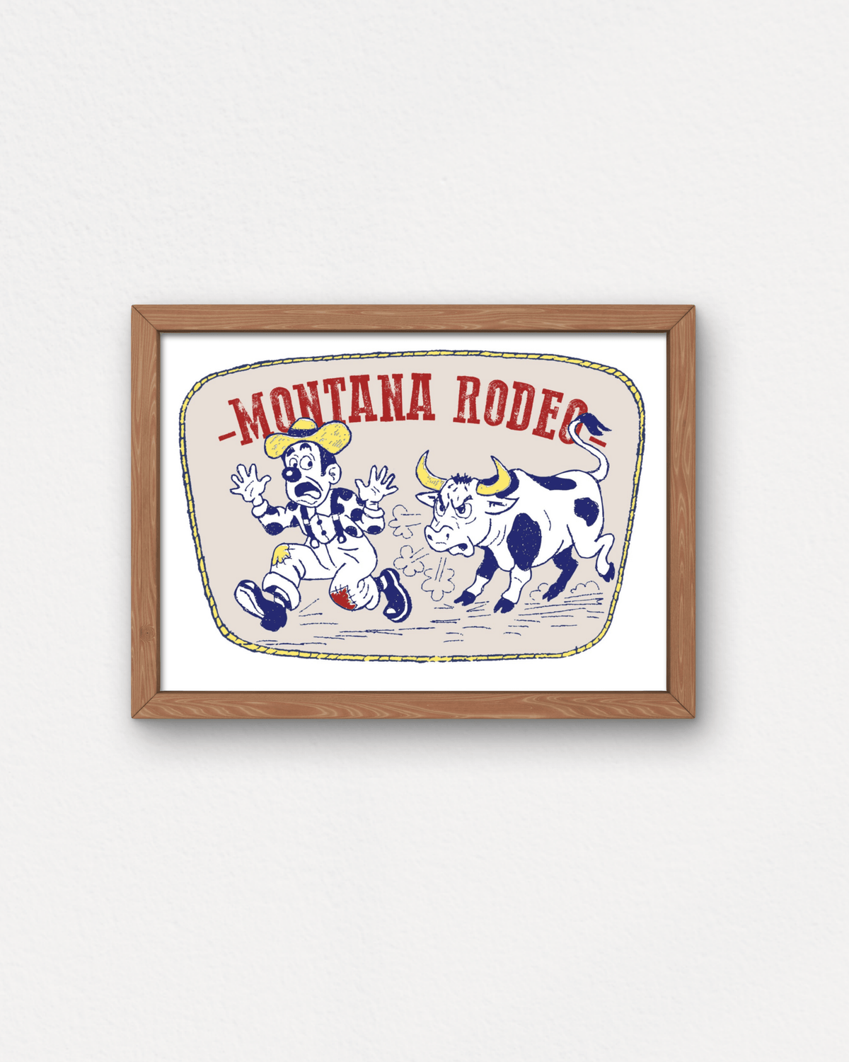"Bozeman Rodeo" Small Poster