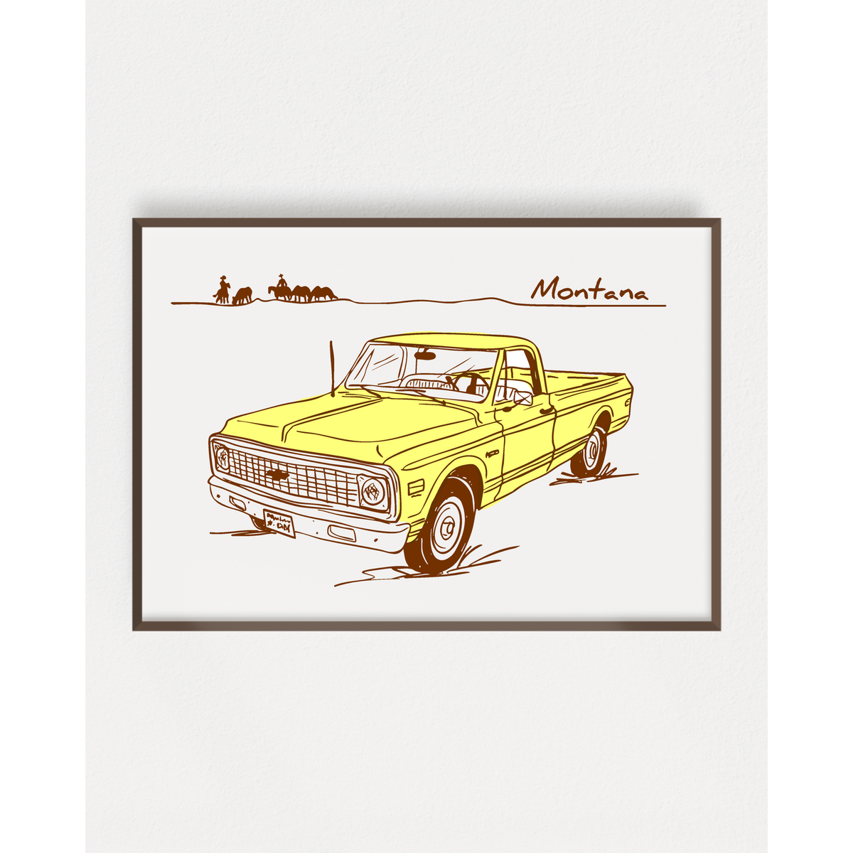 "Montana Chevy" Poster