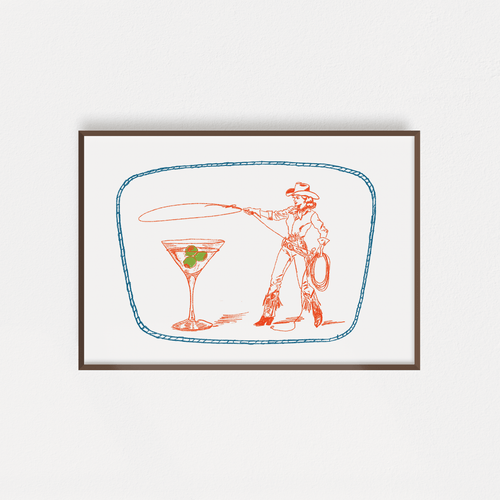 "Montana Martini" Poster