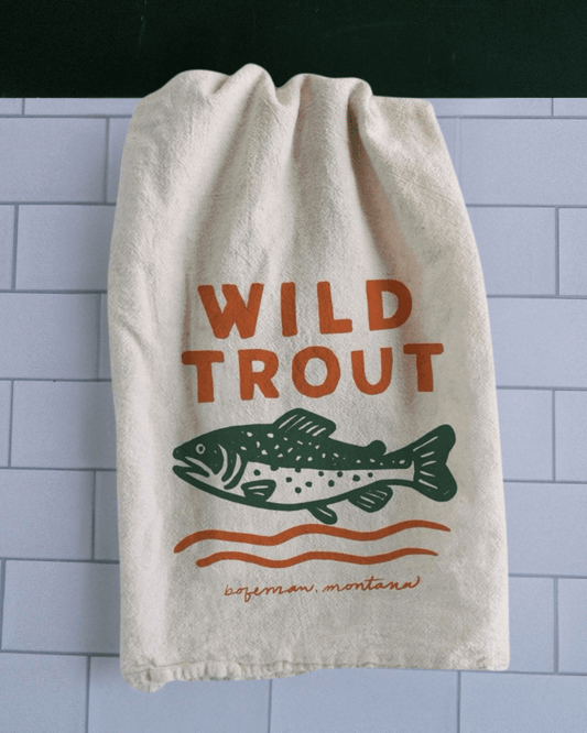 "Wild Trout" Tea Towel