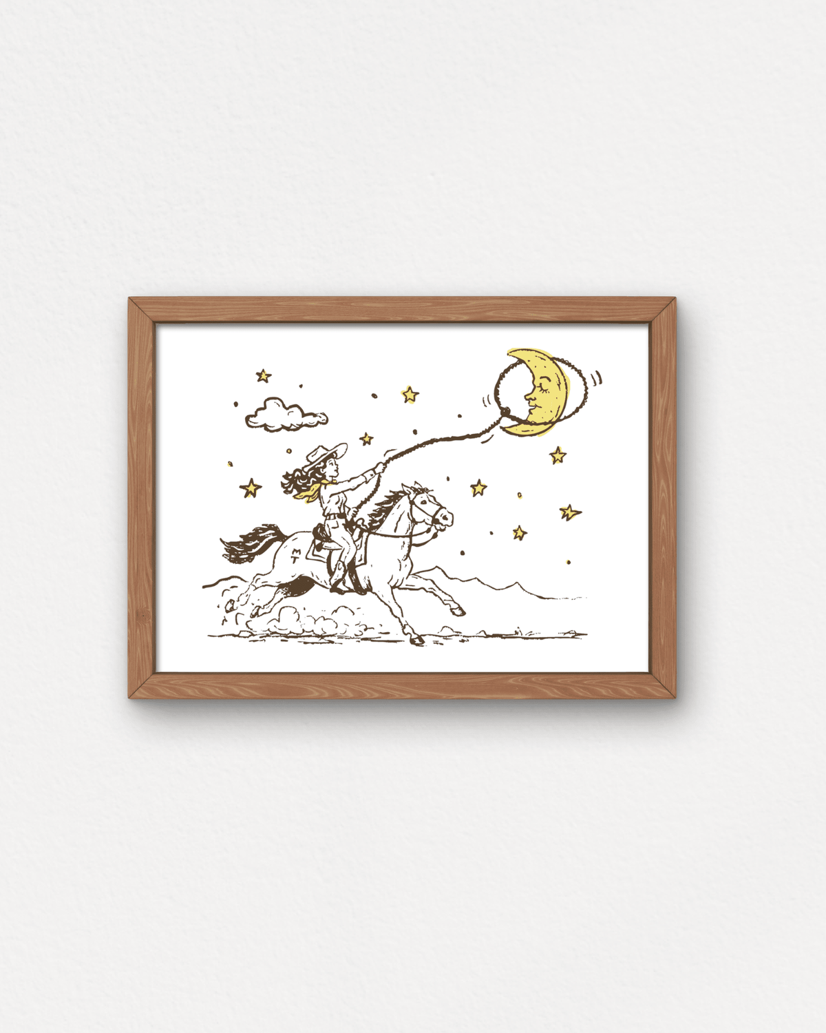 "Moon Catcher" Small Poster