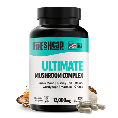 Organic Mushroom Complex Supplement Capsules
