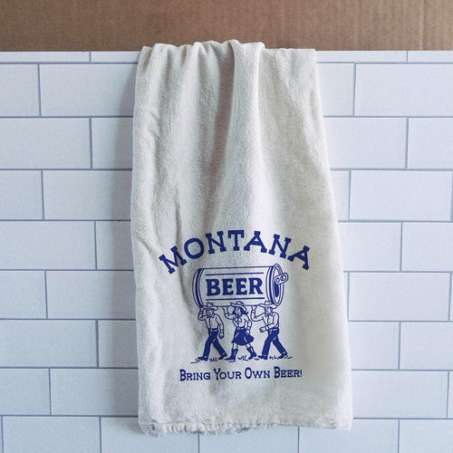"Montana Beer" Dish Towel