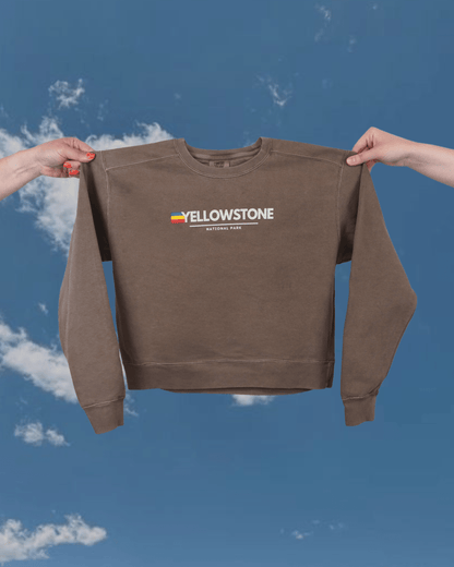 "Yellowstone Memories" Crop Pullover