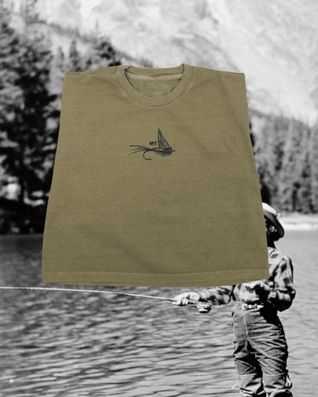 "Dry Fly" Muscle Tank
