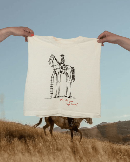 "Get Off Yer High Horse" Muscle Tank
