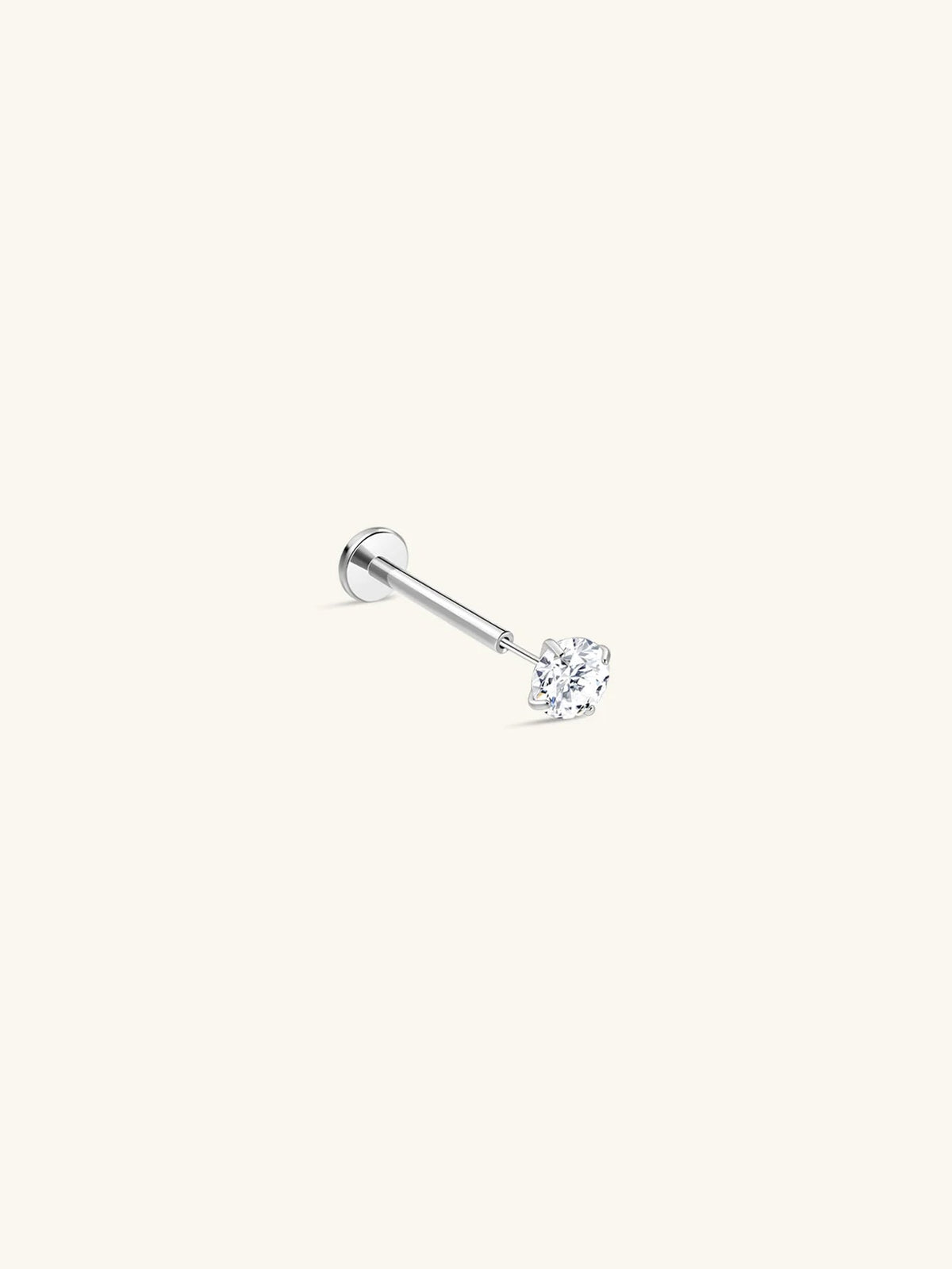 KOSINER Titanium Simple Flat Back Stud