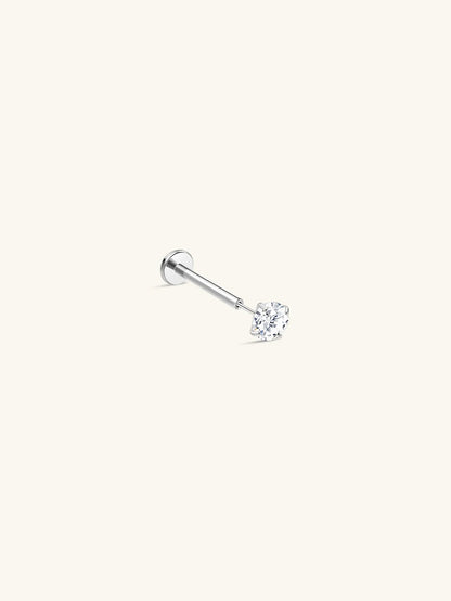 KOSINER Titanium Simple Flat Back Stud