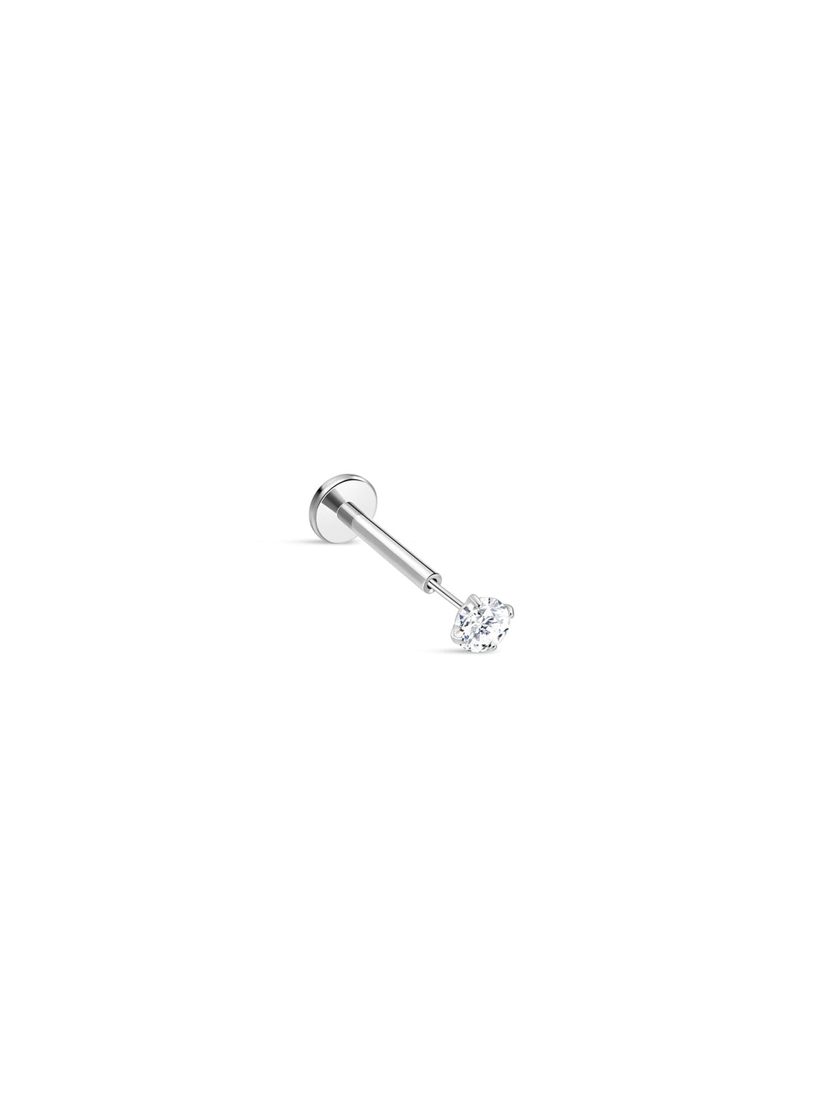 KOSINER Titanium Simple Flat Back Stud