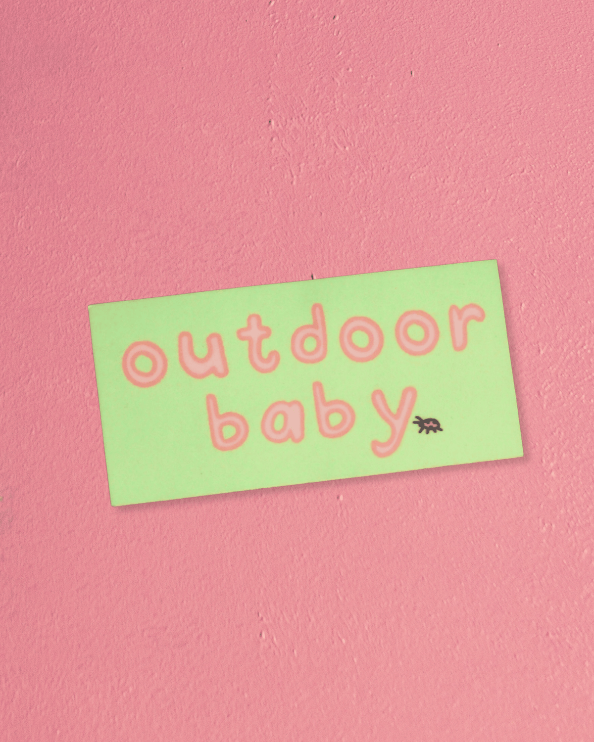 "Outdoor Baby" Sticker