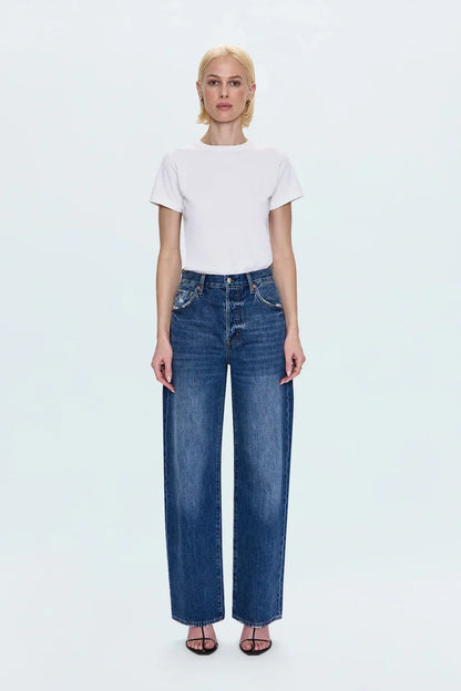 Tate High Rise Bowed Wide Leg - Fulton