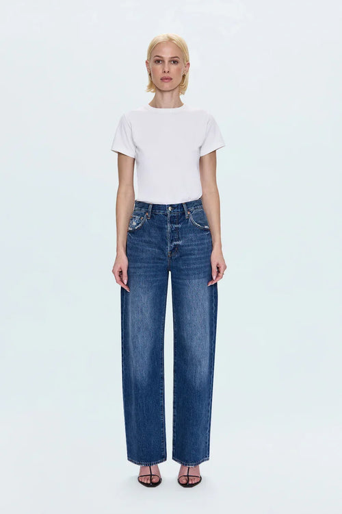 Tate High Rise Bowed Wide Leg - Fulton