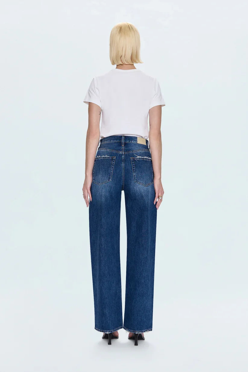 Tate High Rise Bowed Wide Leg - Fulton