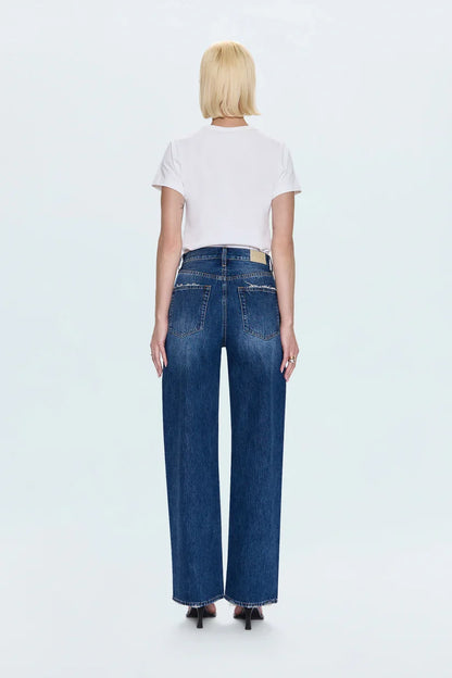 Tate High Rise Bowed Wide Leg - Fulton