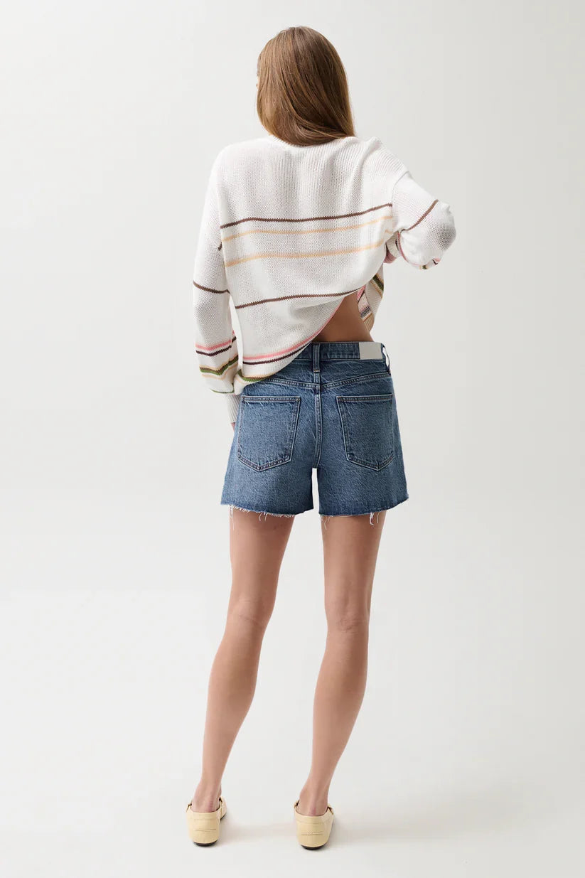 Kennedy Relaxed Mid Rise Cut Off Short- Cityscape