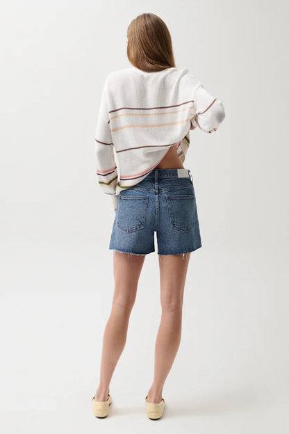 Kennedy Relaxed Mid Rise Cut Off Short- Cityscape