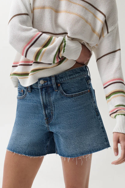 Kennedy Relaxed Mid Rise Cut Off Short- Cityscape