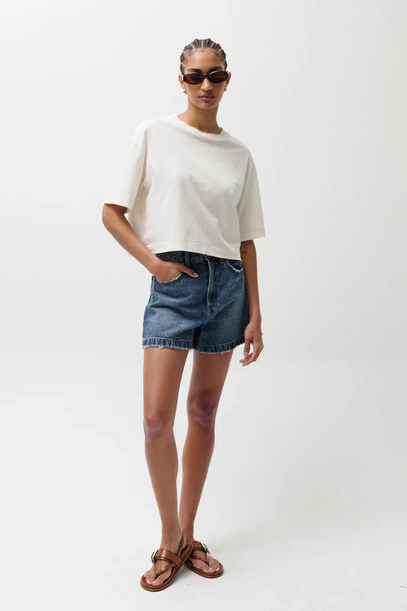 Saige High Rise A-Line Short - Wishbone