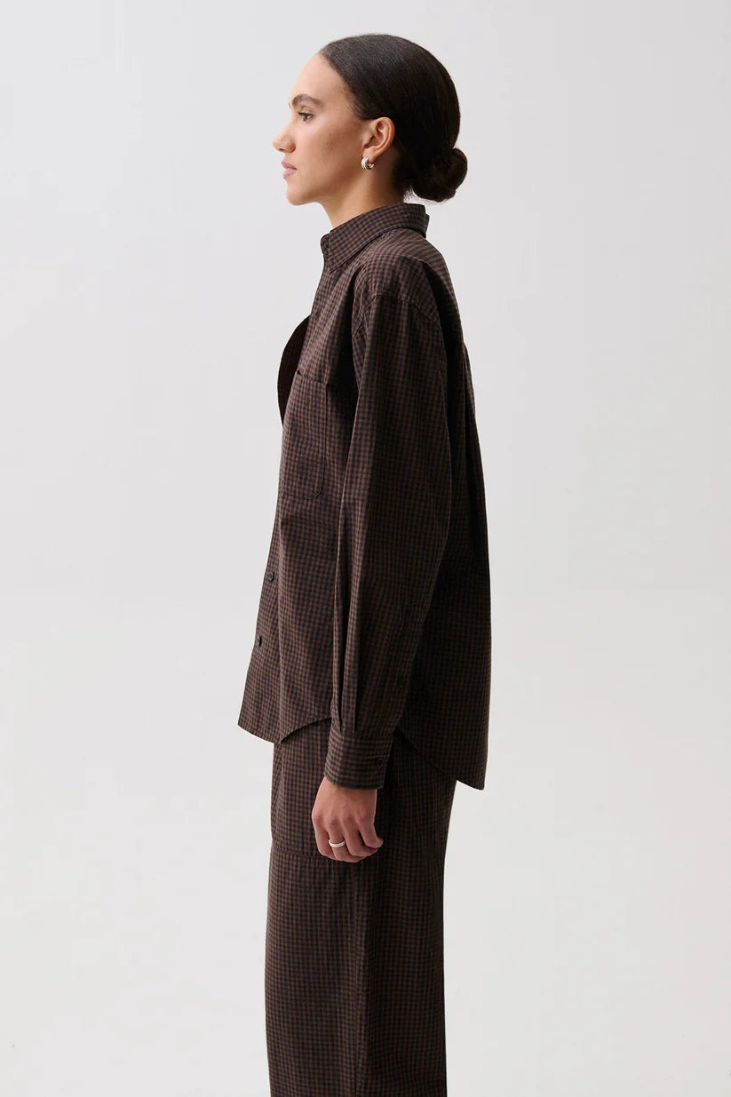 Mila Button Down Wrap Top - Hot Toddy