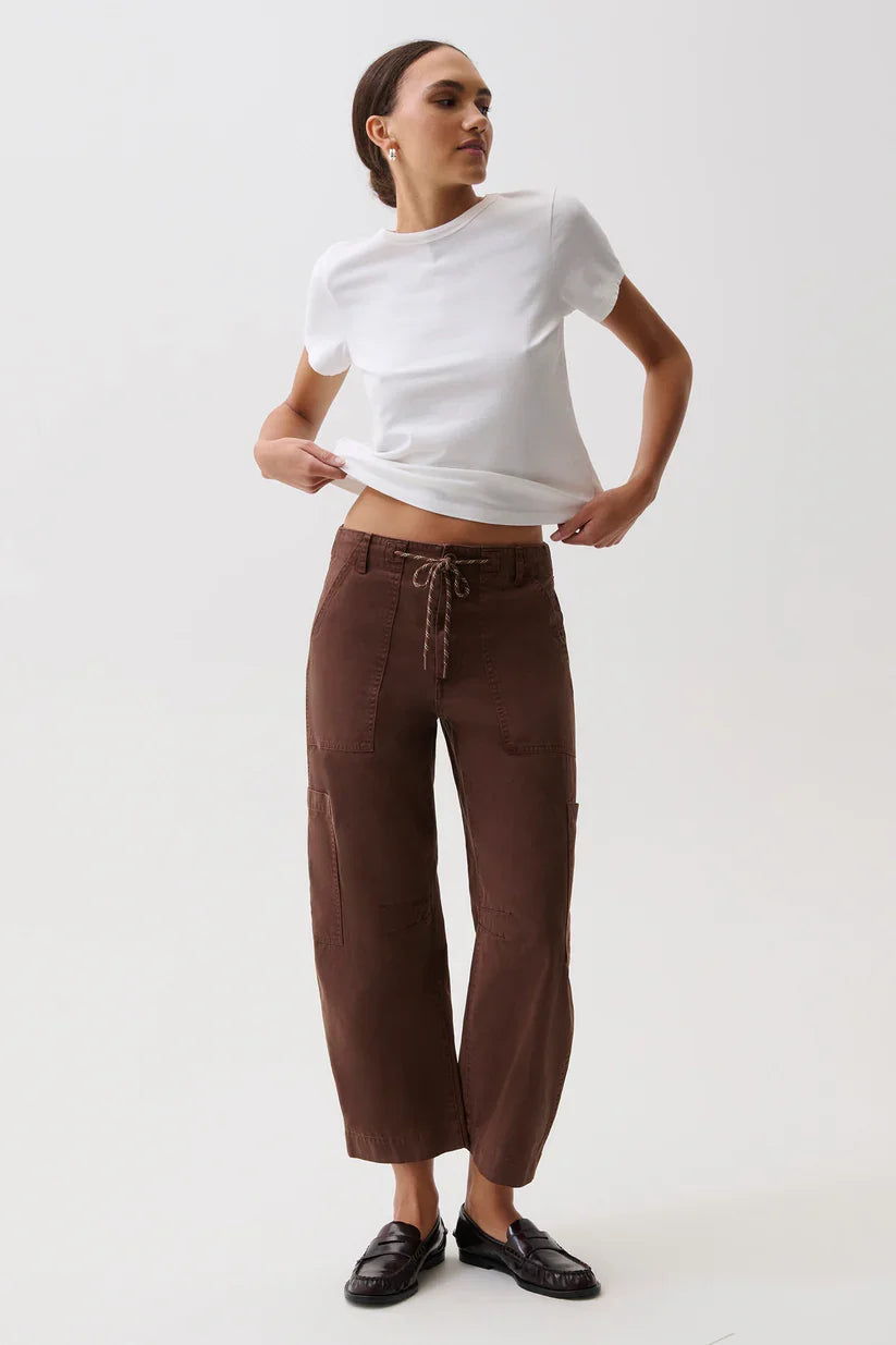 Sabrina Curved Utility Pants- Lindt