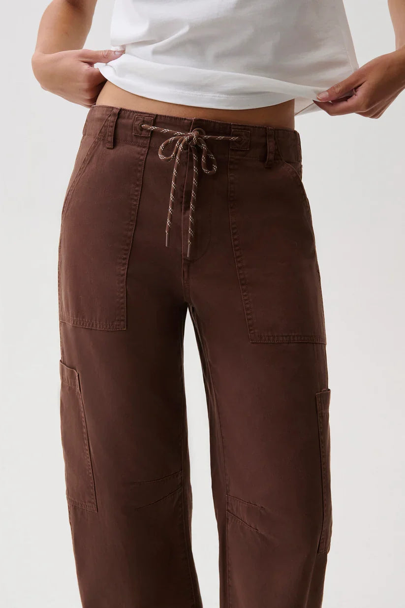 Sabrina Curved Utility Pants- Lindt