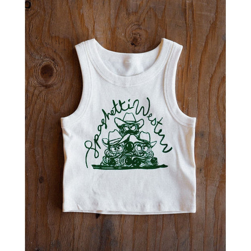 "Spaghetti Western" Tank in Ivory