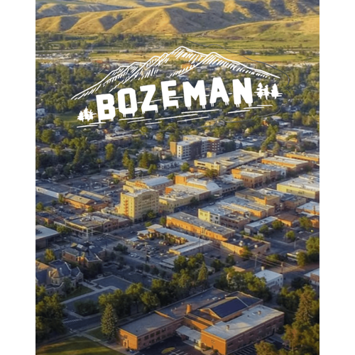 "Bozeman Hollywood" Sticker