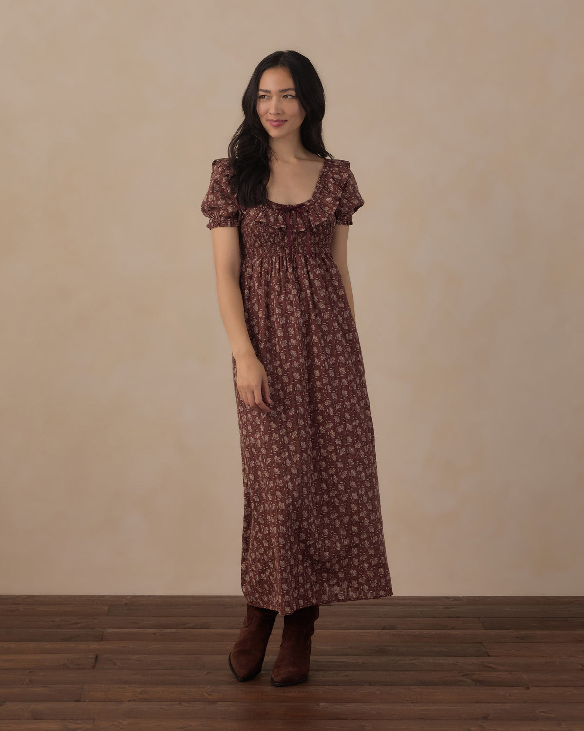 Women's Dillon Maxi Dress- Mulberry Iris