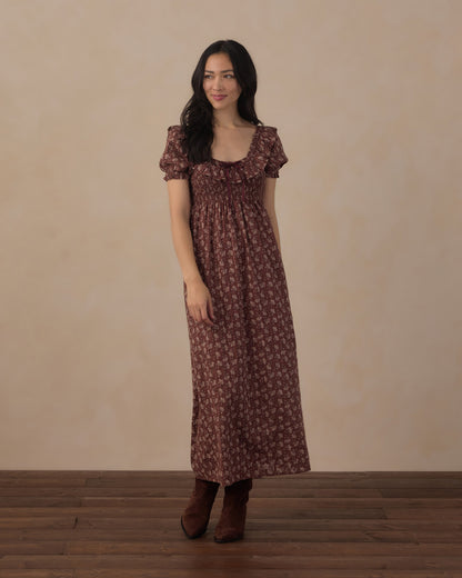 Women's Dillon Maxi Dress- Mulberry Iris