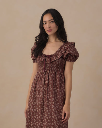 Women's Dillon Maxi Dress- Mulberry Iris