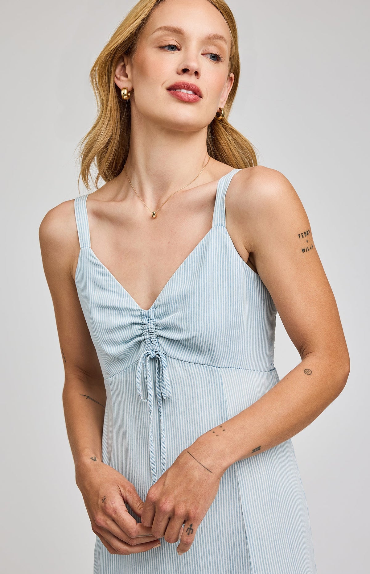 Blue Stripe Renata Dress