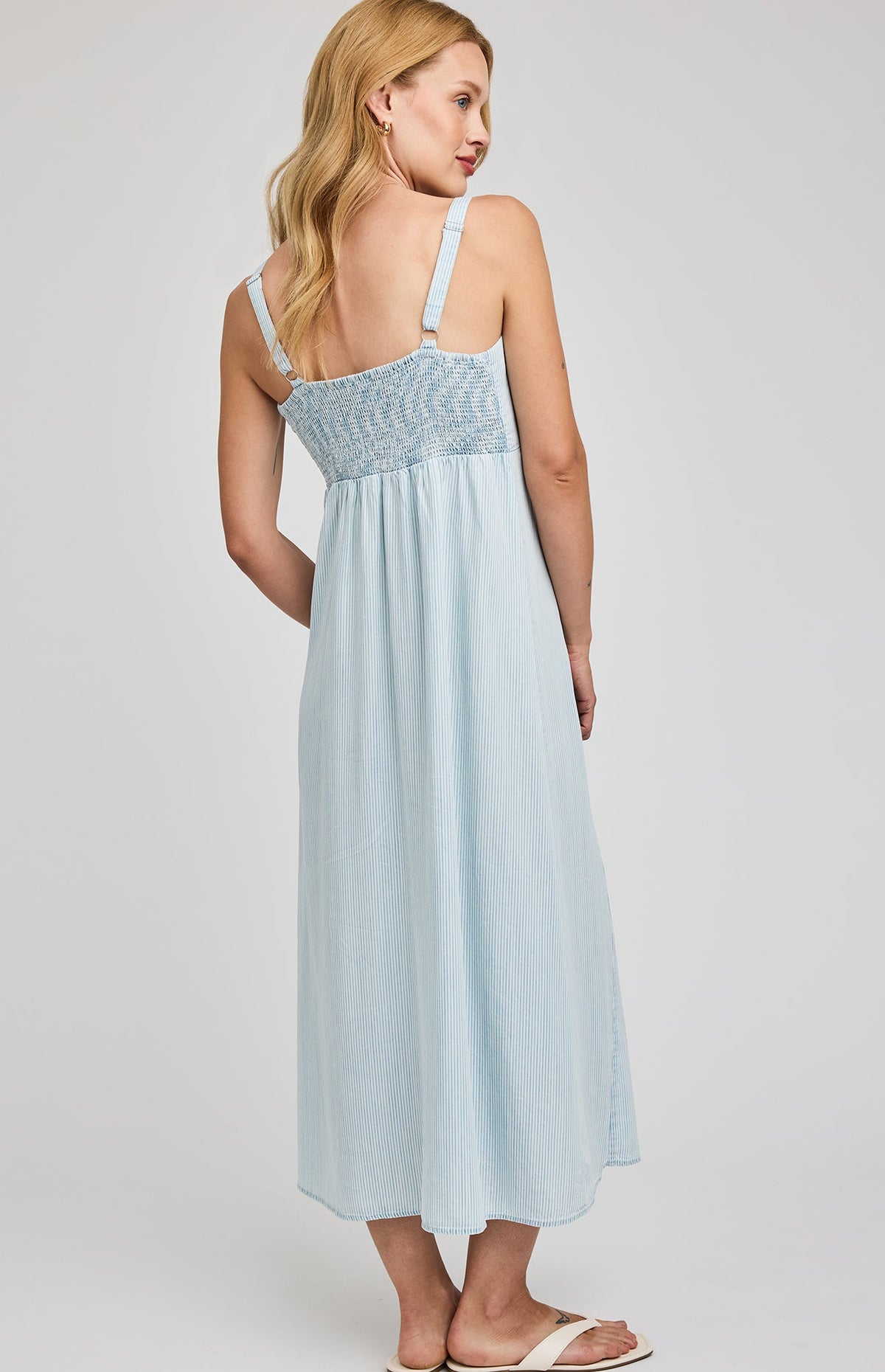 Blue Stripe Renata Dress