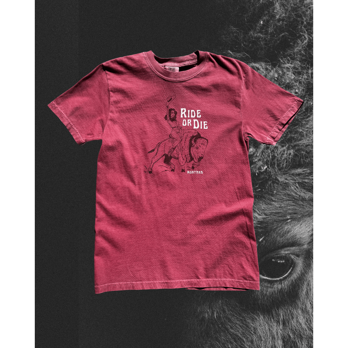 "Ride or Die" Red Tee