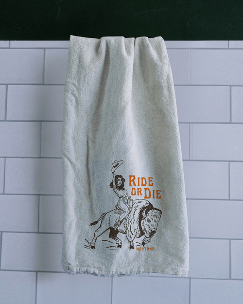 "Ride Or Die" Tea Towel