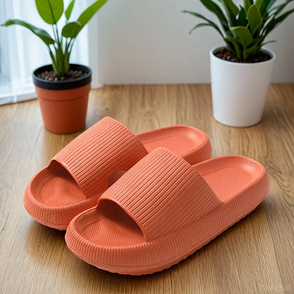 Slippers Men Women Wear Thick-soled Non-slip Summer Quarters Bathroom Shower Eva Sandals