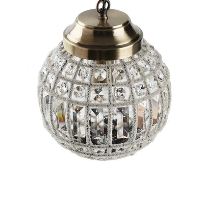 Vintage Crystal Chandelier - Luxurious Retro Orb Design with Exquisite Glass Crystals