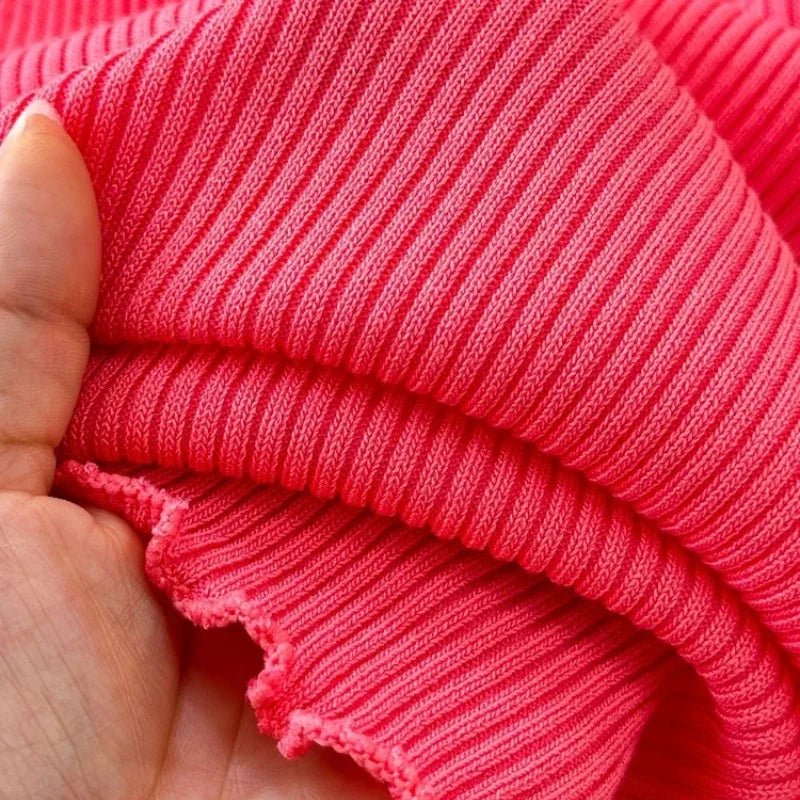 Women's Red Short Sleeve Sundress Solid Ruffle Trim Stretchy Ribbed Knit Bodycon Mini Dress Casual Party Clubwear Dress Outfits