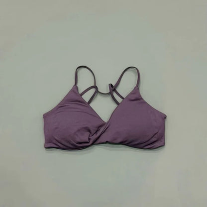 HISTELLO Vision Sports Bra Women Yoga Underwear Gym Running Exercise Backless Bra High Support Active Wear Fitness Workout Top