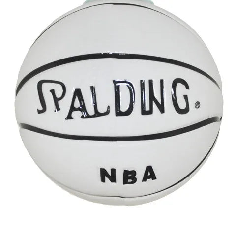 Retro Basketball Light Fixture – Industrial Style LED Hanging Lamp in Orange and Black for Man Cave