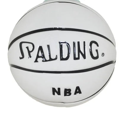 Retro Basketball Light Fixture – Industrial Style LED Hanging Lamp in Orange and Black for Man Cave