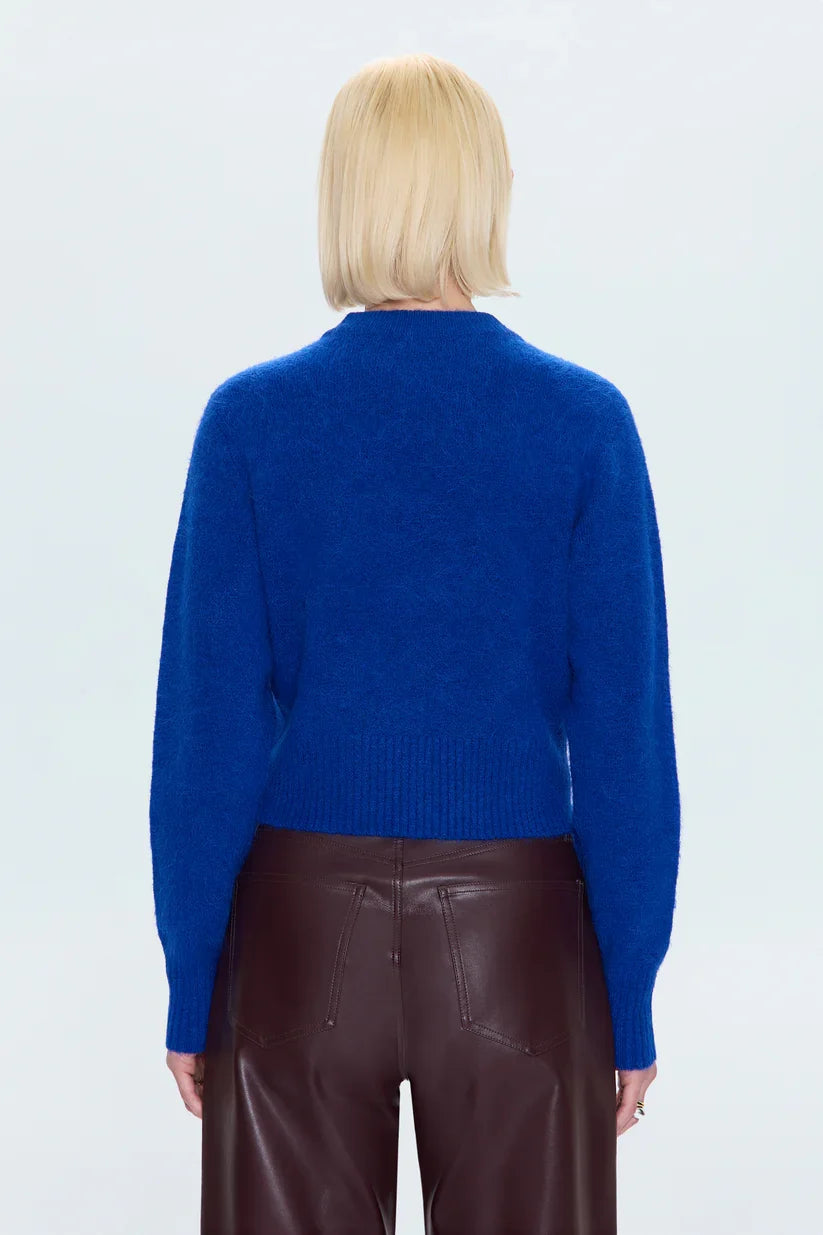 Sara Crewneck Sweater - Azure