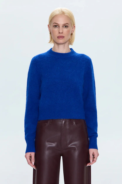 Sara Crewneck Sweater - Azure