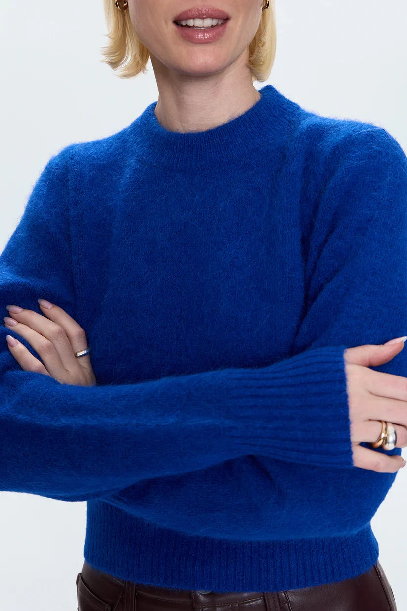 Sara Crewneck Sweater - Azure