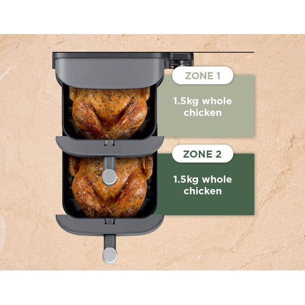 Ninja Double Stack XL 2-Drawer Air Fryer – 9.5L | Space-Saving Powerhouse