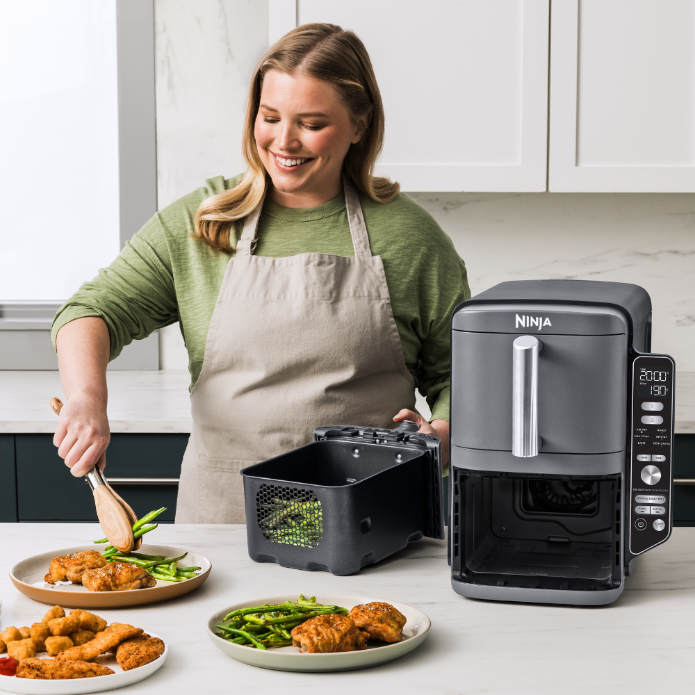 Ninja Double Stack XL 2-Drawer Air Fryer – 9.5L | Space-Saving Powerhouse