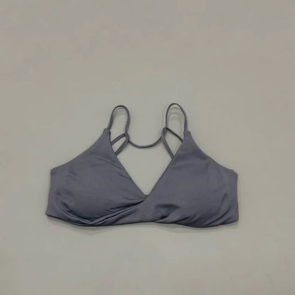 HISTELLO Vision Sports Bra Women Yoga Underwear Gym Running Exercise Backless Bra High Support Active Wear Fitness Workout Top