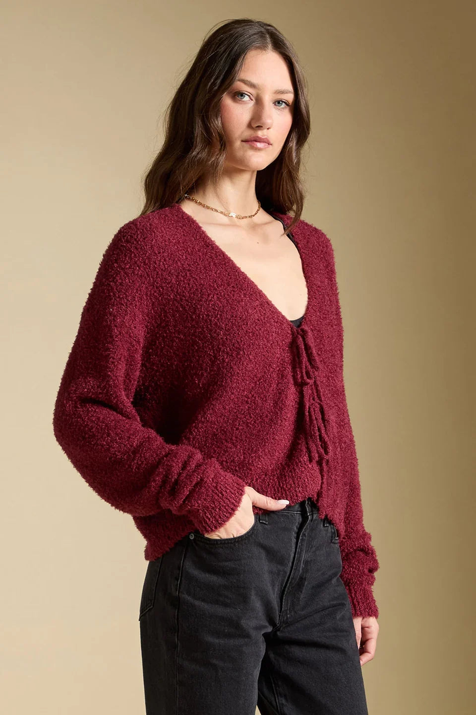 Dovere Sweater - Merlot